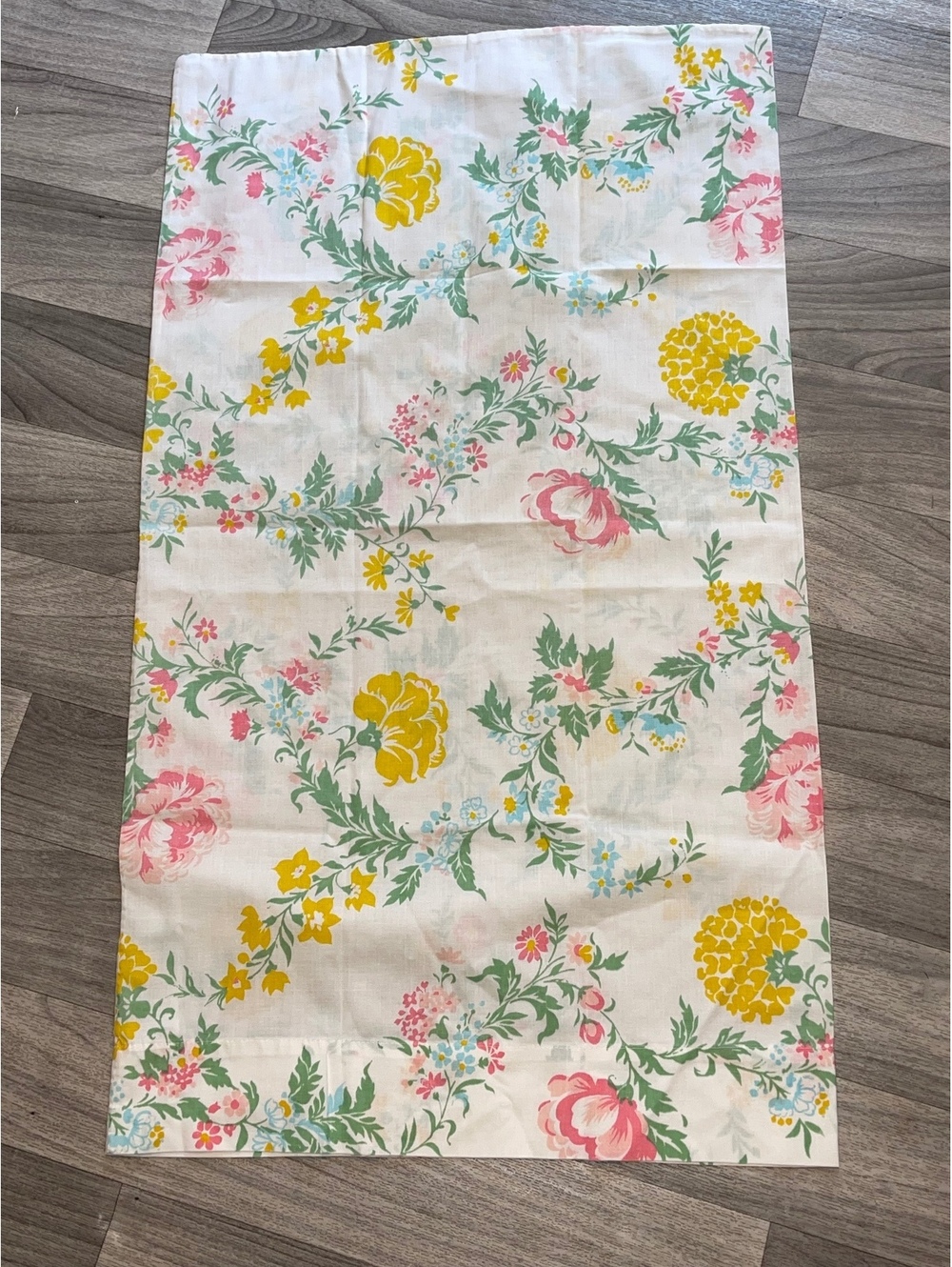 Vintage pillowcase